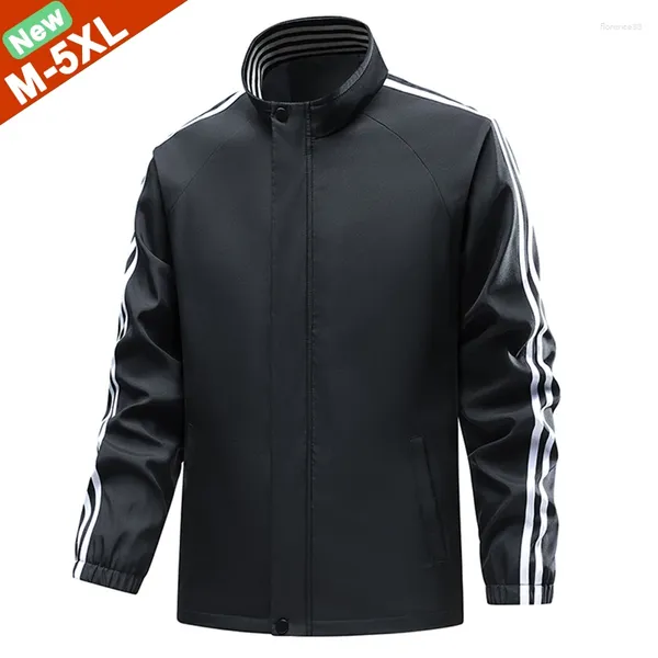 Chaquetas para hombres Envío gratis Hombres Abrigos de negocios Ropa masculina Primavera Chaqueta de camping a prueba de agua Deporte Outwear Hombre con talla grande 5XL