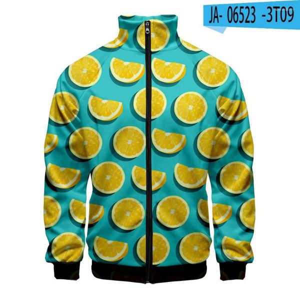 Vestes masculines Fruit Hawaiian pastèque de baseball uniforme 3d Sweatshirt à capuche imprimé Men de street