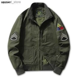 Vestes pour hommes Fury veste militaire col montant hommes Bomber veste coton broderie tactique manteau hommes coupe-vent Chaqueta Hombre Q231109
