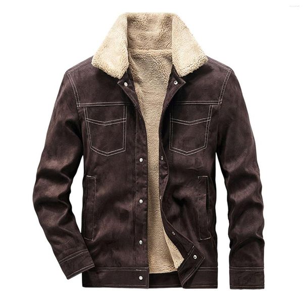 Vestes pour hommes Gravel Gear Jacket Mens Winter Trench Coat Laine Mâle Automne Et Mince Rétro Manches Longues Lourd Pour Hommes