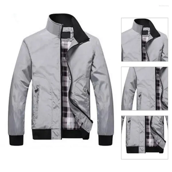 Vestes pour hommes super coat de printemps grille ininte