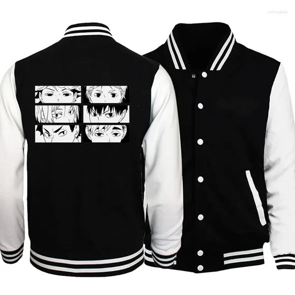 Chaquetas para hombres Diseñadores Chaqueta de béisbol Abrigo Negro Blanco Slim Fit University Varsity Abrigos Uuniform Motorcycle Bomber