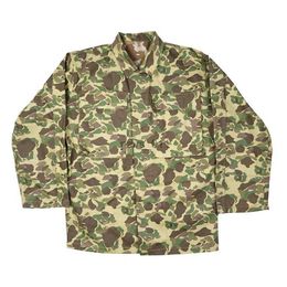 Vestes pour hommes HBT Army American Coat Retro WW2 Land Force Uniforme Camo Veste d'entraînement Cargo Vêtements tactiques Herringbone YQ231025