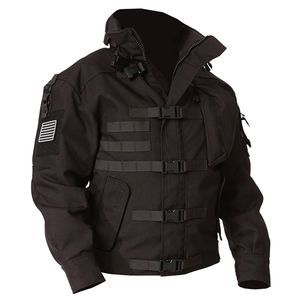 Vestes pour hommes de haute qualité veste tactique militaire hommes imperméable résistant à l'usure multi-poches Bomber vestes randonnée en plein air coupe-vent manteau 230531