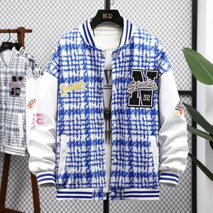 Herenjacks Hip Hop Casual Bomber Slim Fit Baseball Uniform Coats voor 2023 Spring Autumn Youth College Streetwear Tops Kleding 230821