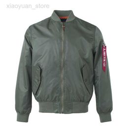 Chaquetas de los hombres Hip Hop Streetwear Chaqueta de bombardero militar para hombres Abrigo Avión MA1 American University Negro Abrigo a prueba de agua barato Rompevientos HKD230710