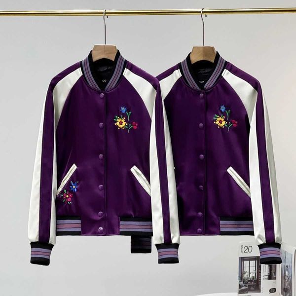 Chaquetas de hombre Inicio C 2023 principios de primavera nueva chaqueta de mujer abrigo de uniforme de béisbol nueva tela mejorada