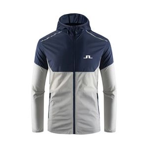 Herenjassen J Lindeberg Golfkleding Lente Zomer Heren Windjack Sneldrogend Ademend Comfortabel Casual Sport 231005