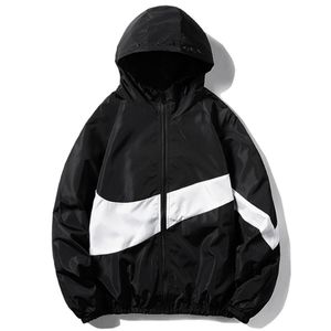 Heren Jackets Jacket Hooded Sportswear Casual Coat All Match Loose Long Sleeve Patchwork Male Kleed Streetwear Cargo Spring Men 220924