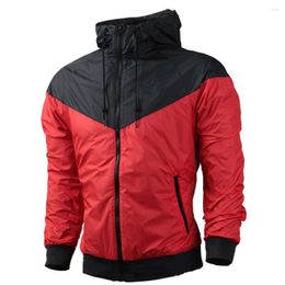 Vestes pour hommes Veste coupe-vent Vêtements imperméables Vélos Moto Bomber pour hommes Manteau Manteau Y2K