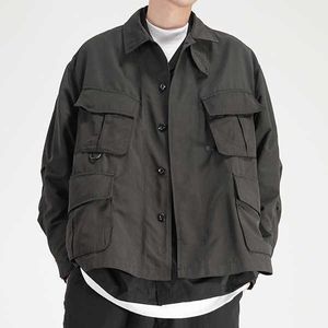 Vestes pour hommes Japon et Corée du Sud hip hop high street même veste fonctionnelle imperméable à l'eau à quatre sacs