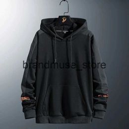 Männer Jacken Japan Stil Casual Oansatz 2023 Frühling Herbst Schwarz Hoodie Sweatshirt Männer Dicke Fleece Hip Hop Skateboard Streetwear Kleidung J231019