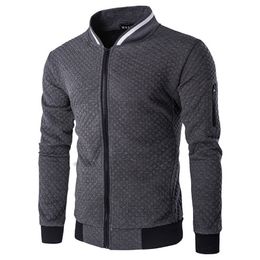 Vestes pour hommes KB Haute Qualité Peluche Zip Stand Collier Casua Veste Street Coupe-Vent Manteau Hommes Casual Vêtements Extérieurs Épais 220924