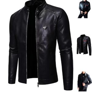 Vestes pour hommes veste en cuir moto de motard masculin de baseball plus taille de mode de mode en cuir taspin manteins en cuir veste en cuir