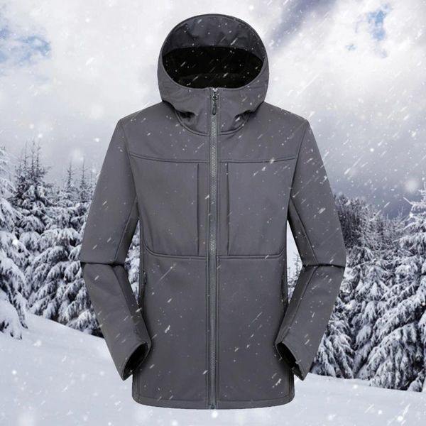 Chaquetas para hombres Invierno ligero para mujeres Chaqueta grande y alta Abrigo cálido Soft H Espesado A prueba de viento Suéter ajustado