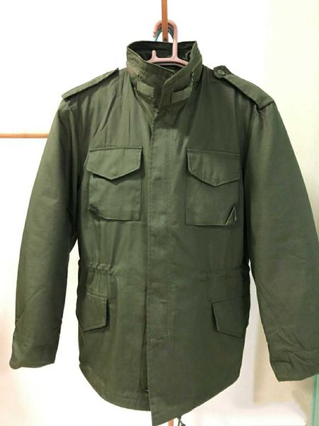 Vestes pour hommes Luxe M65 Mens Army Field Jacket Doublure rembourrée en plein air coton Parka Printemps Automne Hiver Randonnée Chasse 3 en 1 Padding Vestes 230329