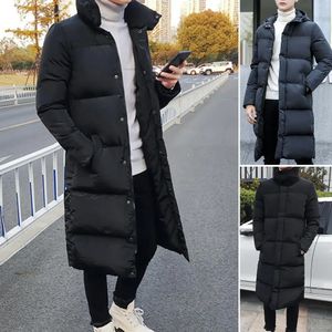 Hommes vestes de luxe hiver hommes à capuche épaissir Plus longs Parkas manteaux rembourrés rembourrage Mans vêtements homme veste hommes 231212