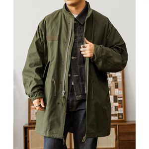 Chaquetas para hombre M65-0007 RedTornado Algodón de alta calidad Tamaño EE. UU. Reedición Chaqueta militar clásica hecha a mano