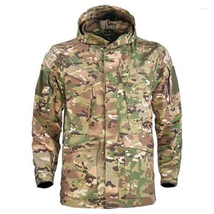 Vestes pour hommes M65 Armée Tactique US Militaire Camouflage Coupe-Vent Hommes Multi-poches Veste À Capuche Coupe-Vent Outwear Casaco Masculino