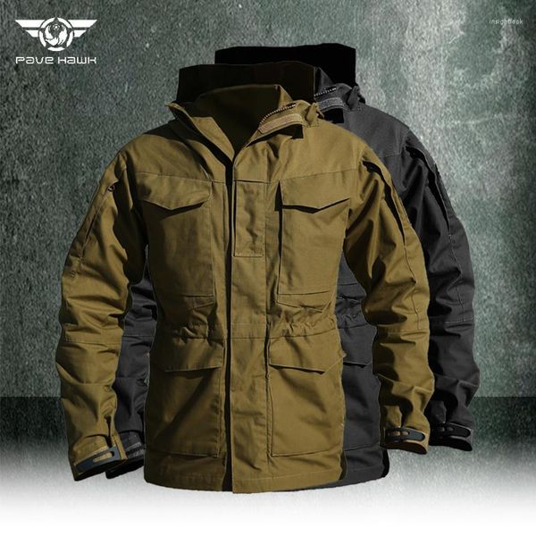 Chaquetas para hombres M65 chaqueta táctica ejército impermeable bombarde