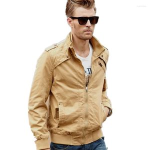 Chaquetas para hombres CHAQUETA MILITAR MASCULINA Estilo casual Ropa táctica Ejército Uniforme alemán Hombres Otoño Moda Verde Caqui Abrigo negro Abrigo