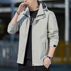 Chaquetas para hombre, chaqueta impermeable para hombre, ropa deportiva de primavera para exteriores, abrigos deportivos informales cálidos a prueba de viento, ropa de tendencia