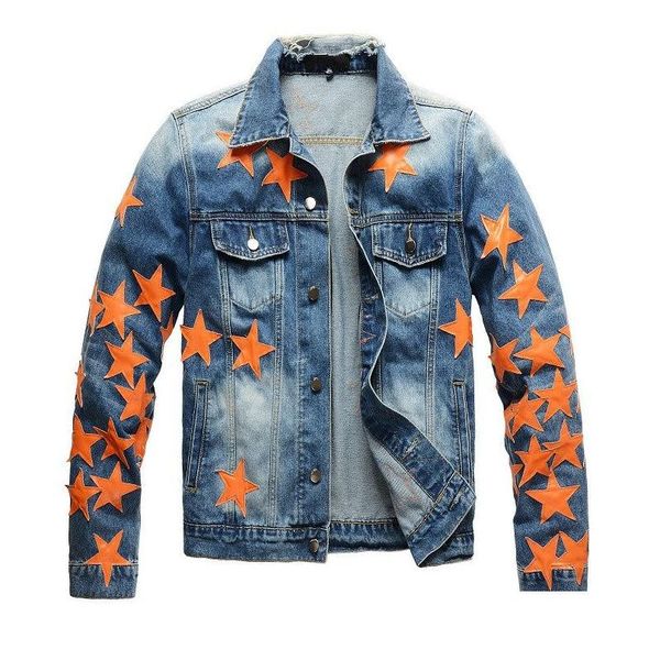 Vestes pour hommes Homme Denim Veste Hommes Designer Hommes Vestes Manteau Vêtements Casual Col Revers À Manches Longues Star Es Vintage Mode Slim Rega Dhznt