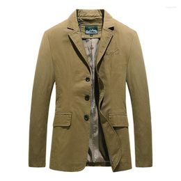 Chaquetas para hombre, chaqueta Blazer para hombre, primavera otoño 2023, abrigos de lujo informales de algodón ajustados para hombre, ropa militar para hombre, prendas de vestir