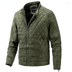 Hommes vestes hommes vol Bomber diamant matelassé veste 2022 automne hiver léger col montant varsité manteau