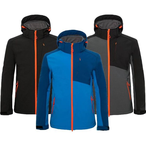 Chaquetas para hombres Softshell rompevientos para hombres Impermeable a prueba de viento Snowboard Acampar al aire libre Senderismo Ropa Chaqueta Hombres Hombres Abrigo de invierno para hombres