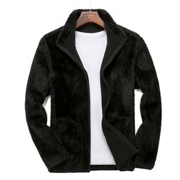 Heren Jackets Men and Women Autumn Winter Outdoor Plus Fleece Couple Double Sided Wear Dik Warm 220927