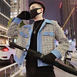 Men's Jackets Men kleding 2023 jas Koreaanse stijl Casual vracht lente herfstjas patchwork losse mannelijke bovenkleding jassen