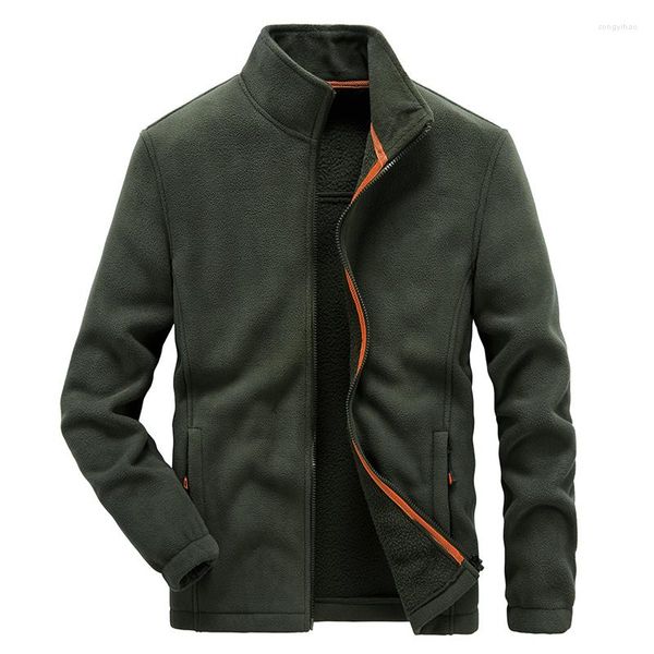 Chaquetas de hombre Ropa de hombre Chaqueta de lana de moda Casual Hombre Softshell Abrigos cálidos Outwear Slim Fit Suéter de invierno