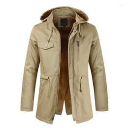 Giacche da uomo Giacca con cappuccio da uomo Autunno Inverno Calore Lungo sottile foderato con cerniera in velluto Capispalla Cappotti Cardigan Maschile Top Ropa De Hombre