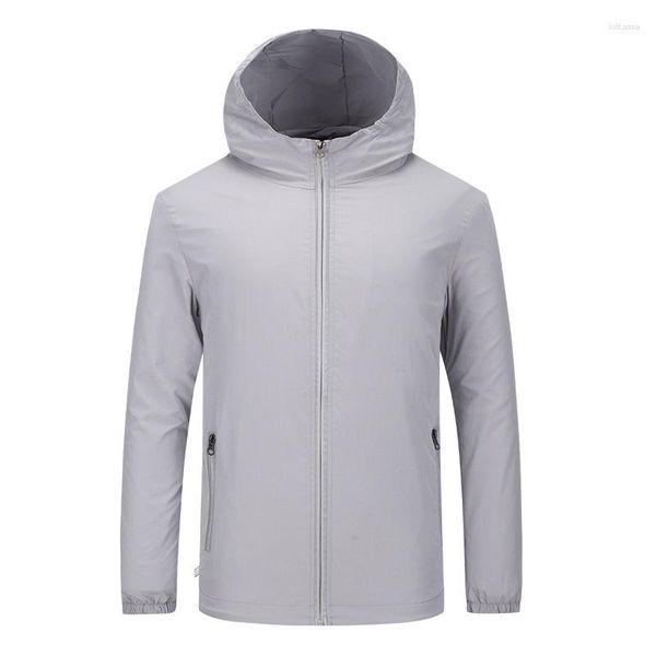 Chaquetas para hombres Chaqueta para hombres 2023 Otoño al aire libre a prueba de viento impermeable abrigo unisex moda calidad cremallera para personalizado