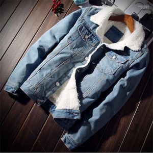 Vestes d'hommes hommes veste et manteau tendance chaud polaire denim 2022 hiver mode hommes jean outwear mâle cowboy plus taille 5xl1