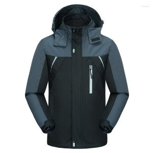 Hommes Vestes Hommes Veste Imperméables Sports En Plein Air Ski Printemps Automne Mâle Manteaux Imperméable Coupe-Vent Respirant À Capuche