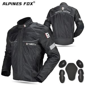 Chaquetas para hombres Hombres Motocicleta Armadura Chaqueta Abrigo Verano Invierno Cálido Hombre Moto Montar Reflectante Anti-colisión Moto Equipo de protección Chaqueta 230928