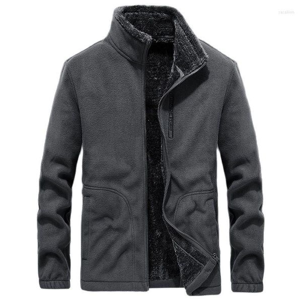 Vestes masculines hommes beaux veste en toison d'hiver parka manteau printemps décontracté armée tactique hors tension