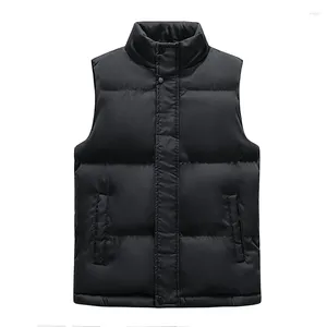 Vestes pour hommes Hommes Rembourrage Coton Gilet Chaud Veste Tendance Eiderdown Épaissi Coupe-Vent Rembourré Chamarras Para Hombre