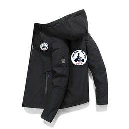 Chaquetas para hombres Otoño e invierno para hombres 2023 Abrigo de color sólido Casual Uniforme de béisbol al aire libre Jott Man Slim Fit Sports Zipper JacketL231006