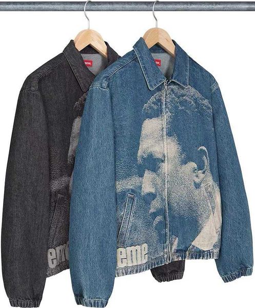 Vestes pour hommes Vestes pour hommes Nouveau 20fw a love John Cochran veste en jean portrait noir 2023