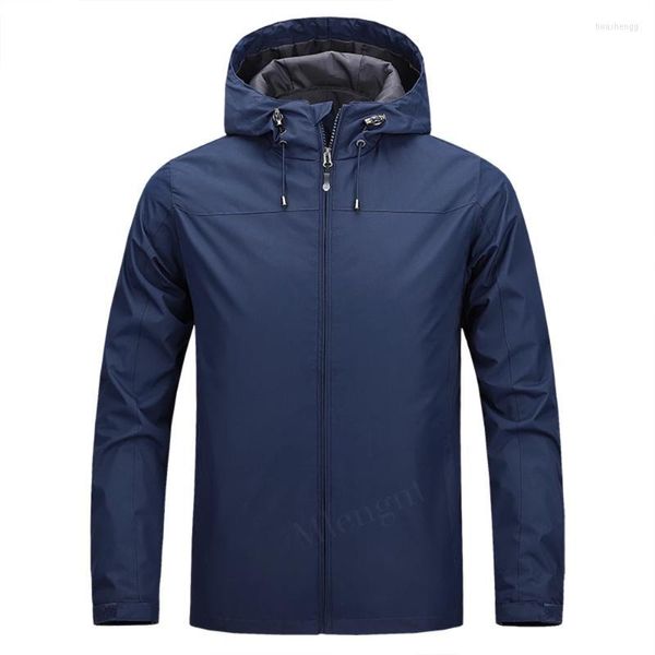 Vestes masculines masculin pour hommes printemps éolien décontracté décontracté les briseurs de vent à capuche mince bombardier imperméable en vent noir hommes universitaires