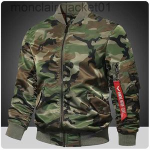 Herenjassen Heren Lente Herfst Lichtgewicht Militair Leger Bomberjack Windjack Softshell Varsity-jassen Heren Golfmode Sportkleding Jas J230918