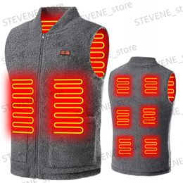 Vestes pour hommes Gilets pour hommes Gilet chauffant USB d'hiver Gilet auto-chauffant à température réglable à 3 vitesses Veste chauffante sans manches lavable pour le sport de plein air T231121