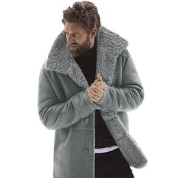 Vestes pour hommes Manteau d'hiver pour hommes veste en peau de mouton veste chaude doublée de laine montagne Faux agneau vestes manteau en vrac mode haute qualité manteau goutte 231129