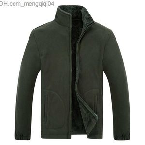 Chaquetas para hombres chaqueta de media temporada de invierno para hombres lana suave cálido 2023 otoño a prueba de viento grueso grueso a prueba de viento abrigo bombardero Z230816