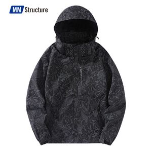 Vestes pour hommes Hommes Printemps Veste imperméable légère imperméable pour randonnée voyage avec coupe-vent technique à capuche amovible surdimensionné 230822