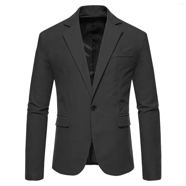 Vestes pour hommes Costume pour hommes Occasion formelle Manteaux à bouton unique Mariage Vêtements d'extérieur Gentleman Chaquetas Hombre