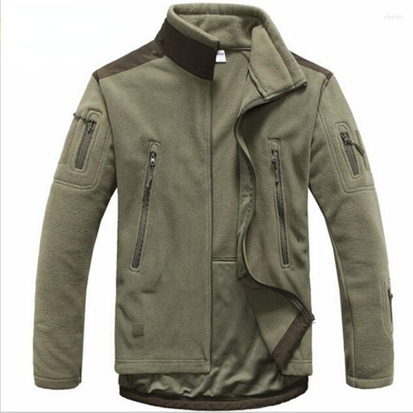 Vestes pour hommes Hommes Vêtements tactiques Automne Hiver Polaire Armée Veste Softshell Chasse Style militaire